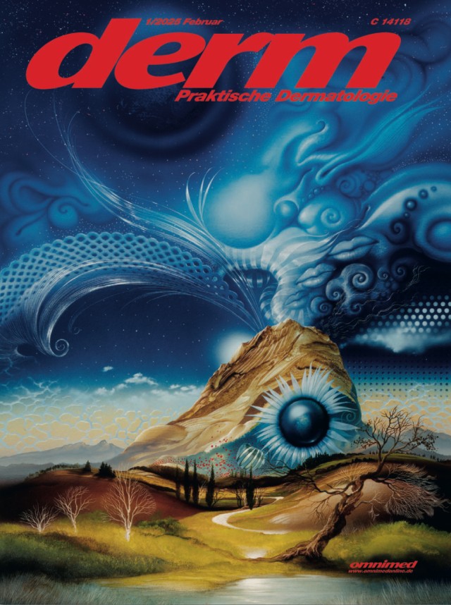 Dermatologie Magazin Cover Illustration Omnimed
