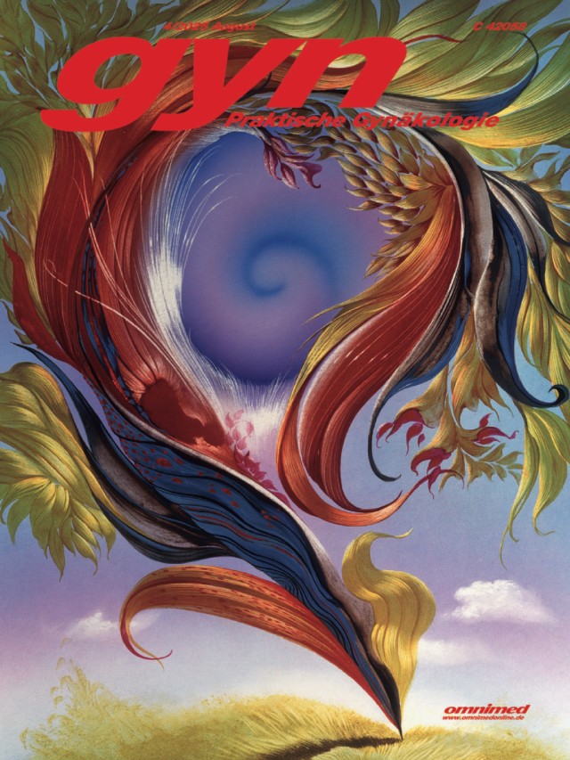 Gynäkologie Magazin Cover Illustration Omnimed