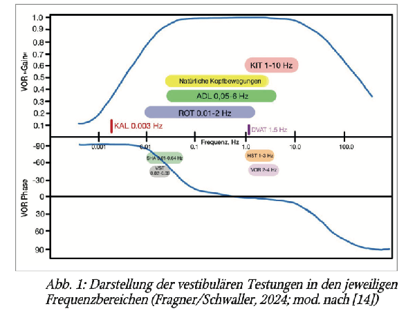 Vergleich von Kopfschütteltest und Drehstuhltest